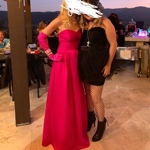 Barbie pink ball gown